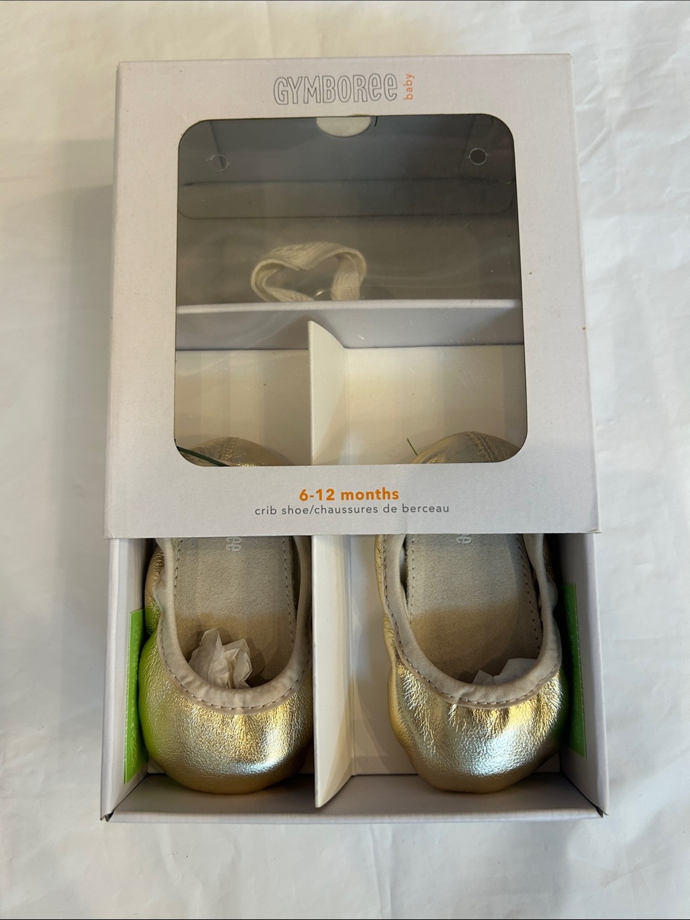 Gymboree Metallic Gold Baby Crib Shoes